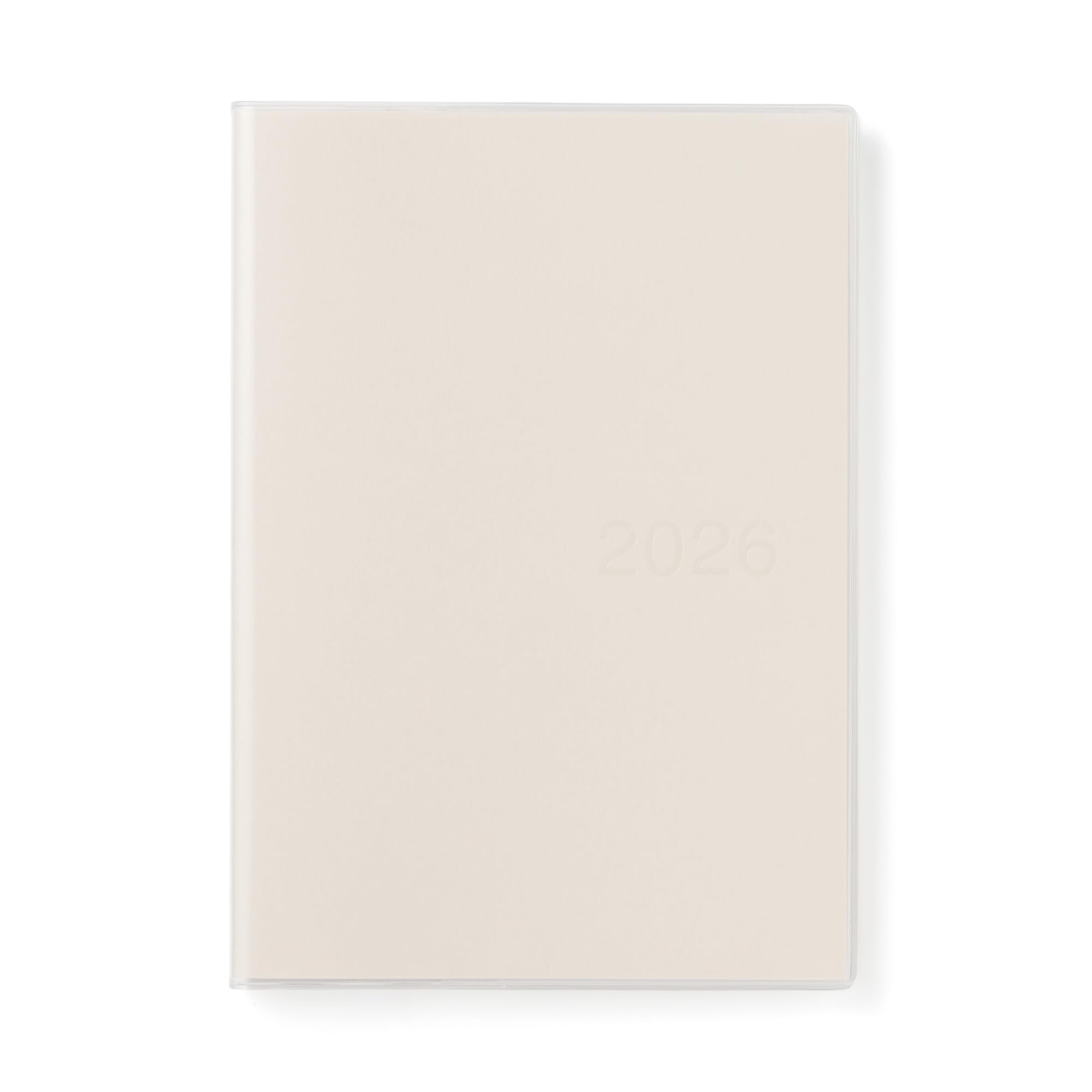 MUJI 2026 A5 Вертикальный Планировщик с Декабря 84854538, 2025, Белый, Ежемесячный/Еженедельный, белый