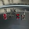 Satan's Child Butterfly Flower Titanium Tongue Stud - Sweet & Cool Design for Hot Girls
