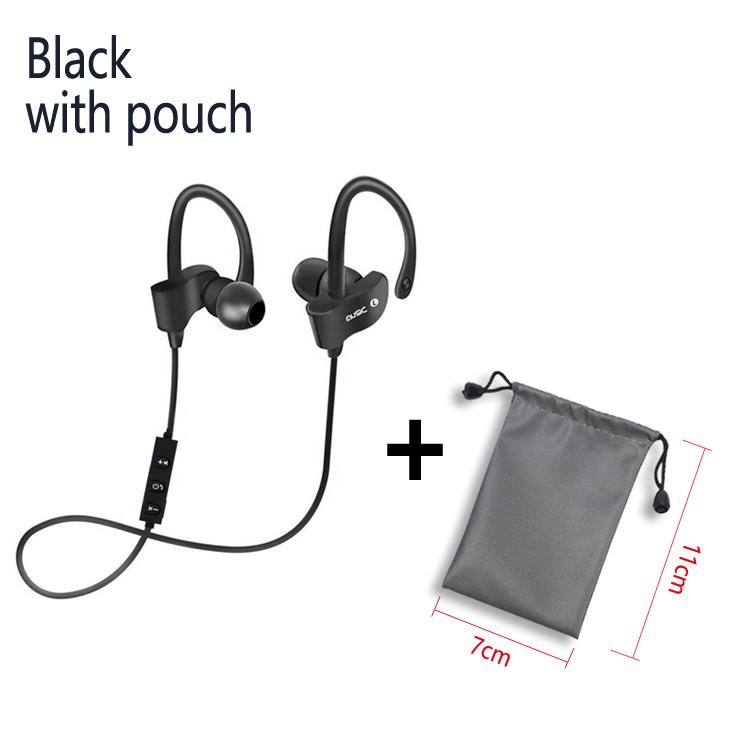 STTKGZD Wireless Bluetooth Headphones Stereo Hook Headset Music Sport Earphone Gaming Handsfree Earphone for All Smart Phones