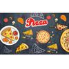 Pizza Wall Mural Onion Tomato Cheese Food 3d Wallpaper For Pizza Shop Snack Shop Restaurant Wall Mural