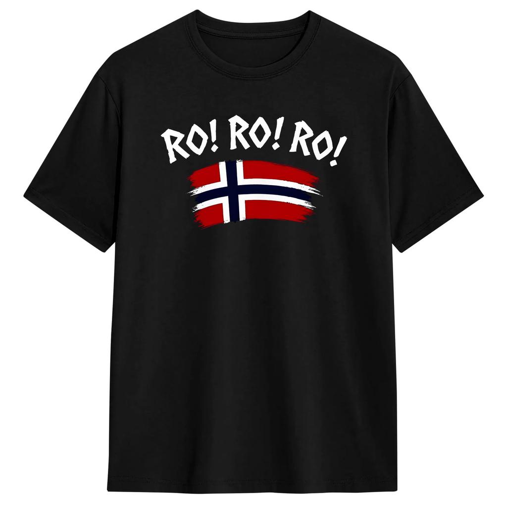 Norge Flag Norway T Shirts Unisex 100 Cotton Fashion for Male TShirts Round Neck Tees Short Sleeve Clothing Printed