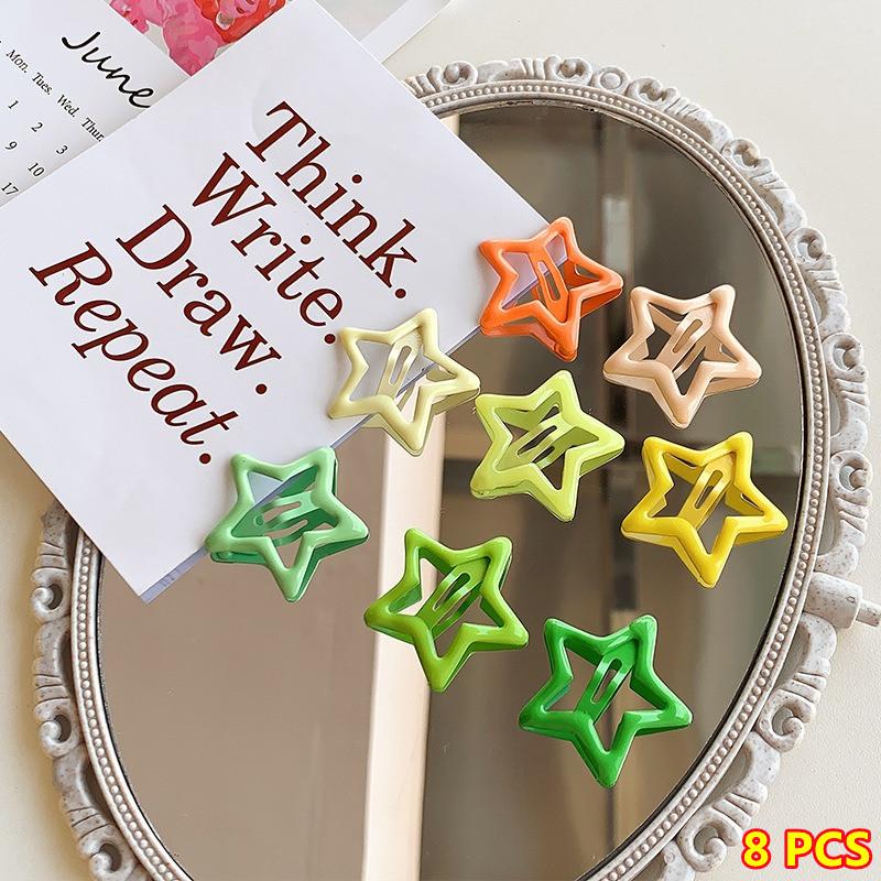 Super Süßes Stern Haarnadeln Set Damen Mädchen Kinder Haarspangen Haarklammern Haarnadeln Haarspangen Accessoires Haarspange Haarklammern Kopfschmuck Kopfbedeckung