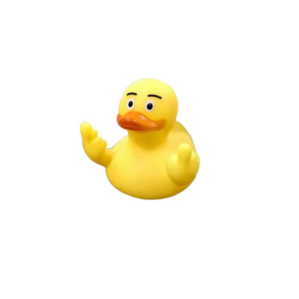 New Funny Middle Finger Duck Personality Fun Desktop Decor Bedroom Ornament