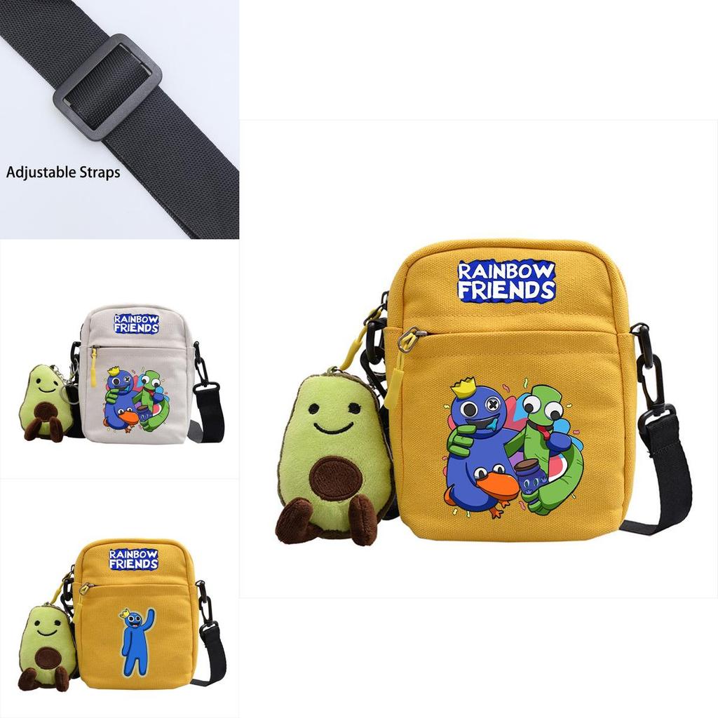 Cute Roblox Rainbow Friends Shoulder Bag For Kids Lightweight And Durable