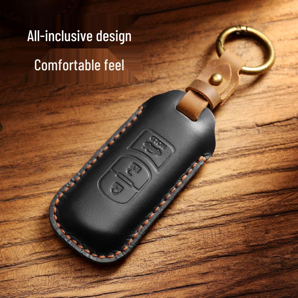 Mazda Atenza und Axela Schlüsselhülle Schutzhülle aus Rindsleder Set