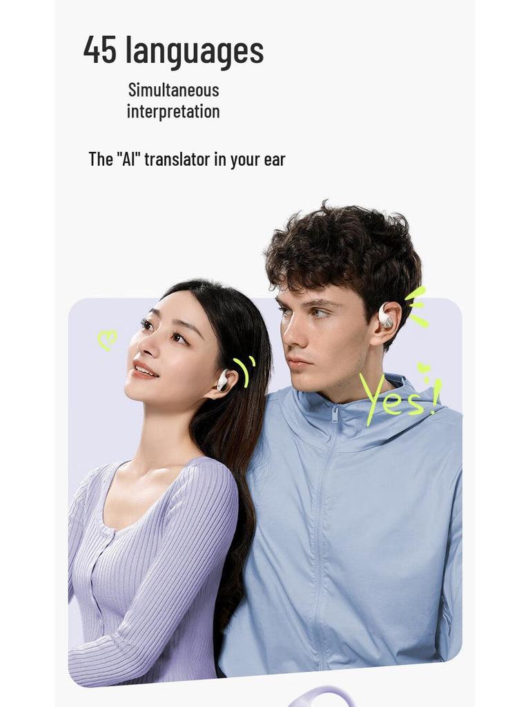 Xiaodu S108 Open-Ear Bluetooth Smart Translation Sports Earphones
