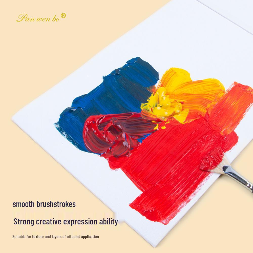 Bílý bavlněný papír Skicák pro začátečníky - A3/A4/A5 Akrylové & Olejové pastely