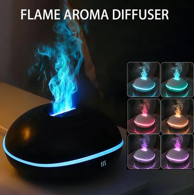 Scent Diffuser Air 7 Color LED Essential Oil Lamp Flame Humidifier Ultrasonic Mist Generator Aroma Diffuser