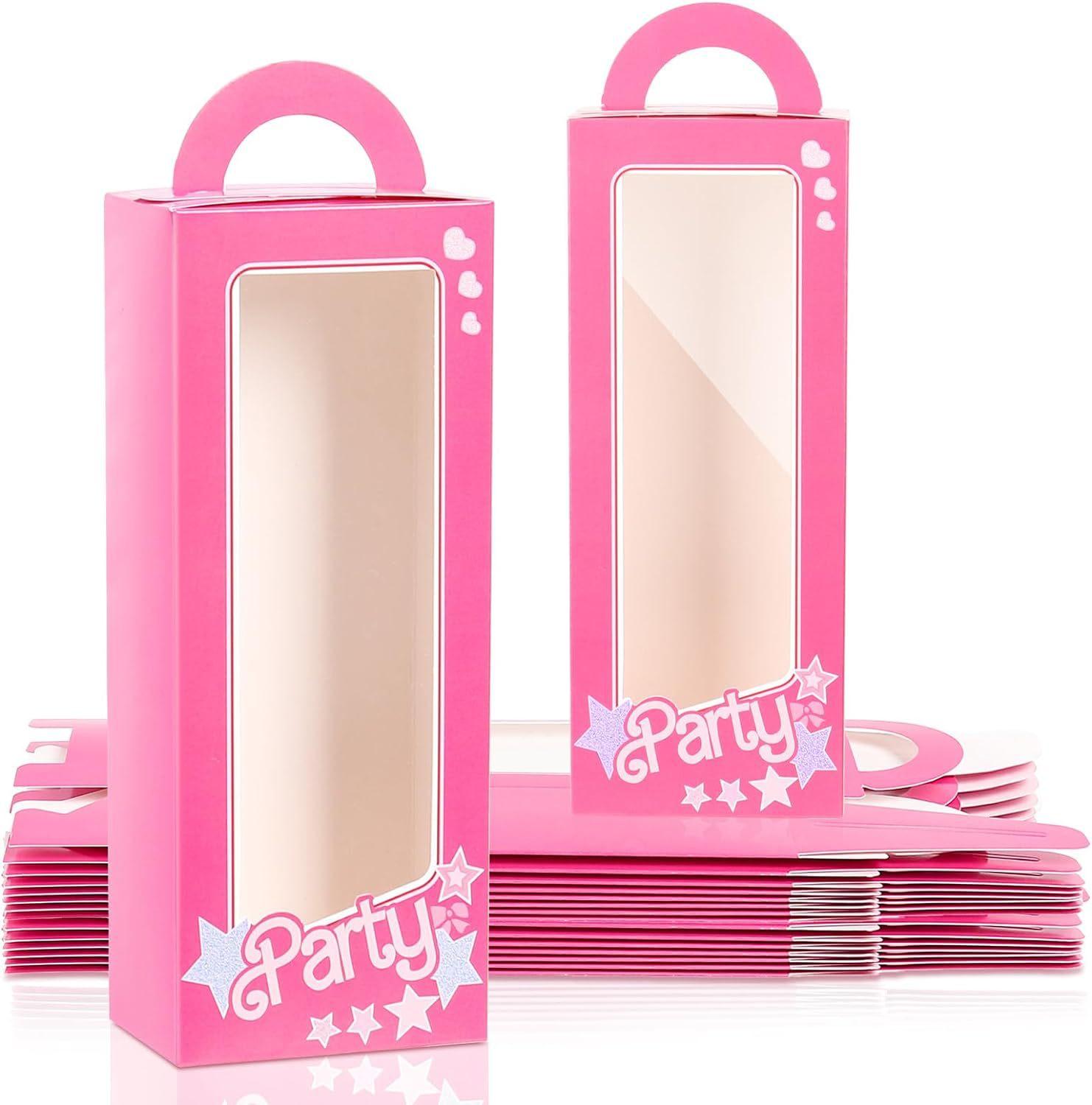 

Pink Girls Party Favor Boxes Party Present Box Heart Sunglasses for Birthday Party Bridal Shower Supplies