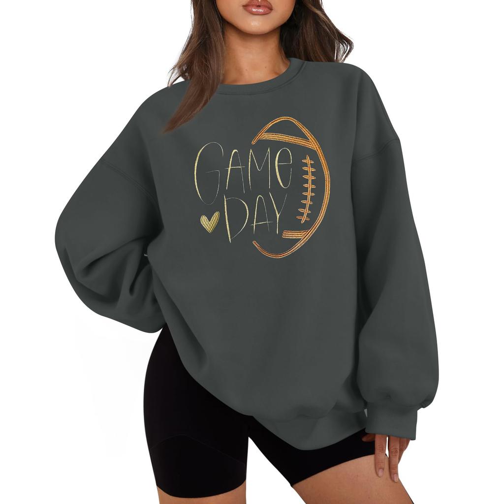 Women's  Sweatshirt Fall Vintage Graphic Long Sleeve Pullover Sweatshirt