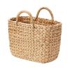 MUJI Large Oval Basket with 37cm W X D X 26cm Water Basket Handles, 18.5cm H, Hyacinth, 12057796,