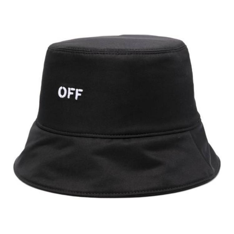 

Off-White Logo Fisherman Hat Women hats Black OWLB039C99FAB0011001-0 S