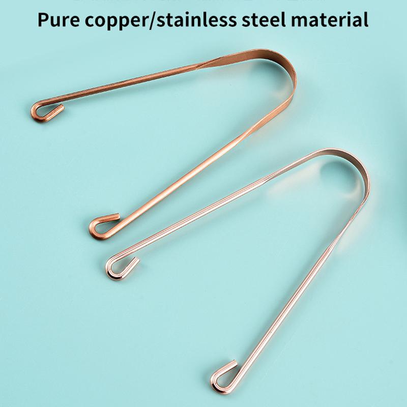 Skrobak do języka ze stali nierdzewnej Cleaner świeży oddech czyszczenie powlekany język szczoteczka do zębów narzędzia do higieny jamy ustnej