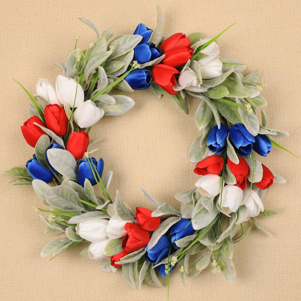 

Гирлянда тюльпан кролик лист флаг цвет настенный домашний праздничный декор