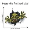 Funny Green Monster Toilet Seat Sticker Bathroom Decor Playful Removable Waterproof Decal