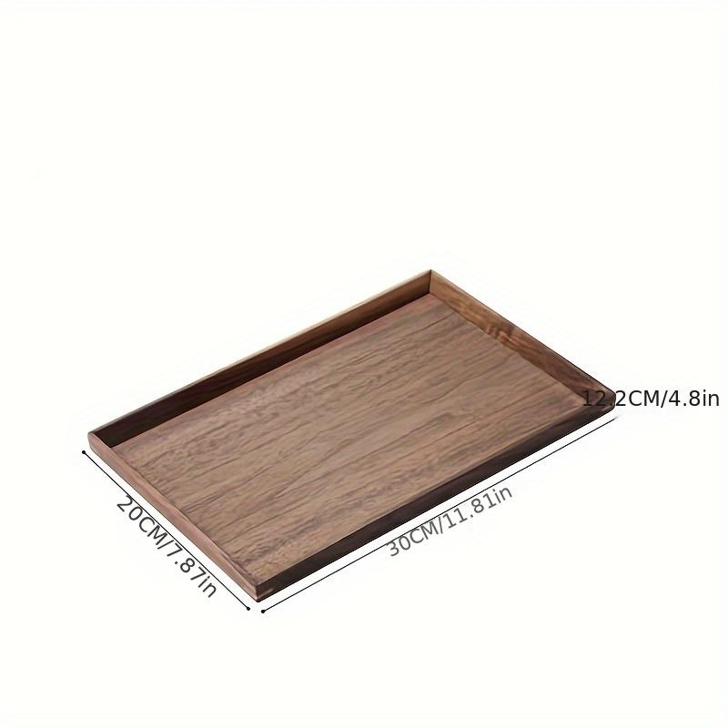Black Walnut Wooden Tray Serving Tray tea tray & Breakfast Serving For Home Kitchen Restaurant Hotel Kitchen Decors