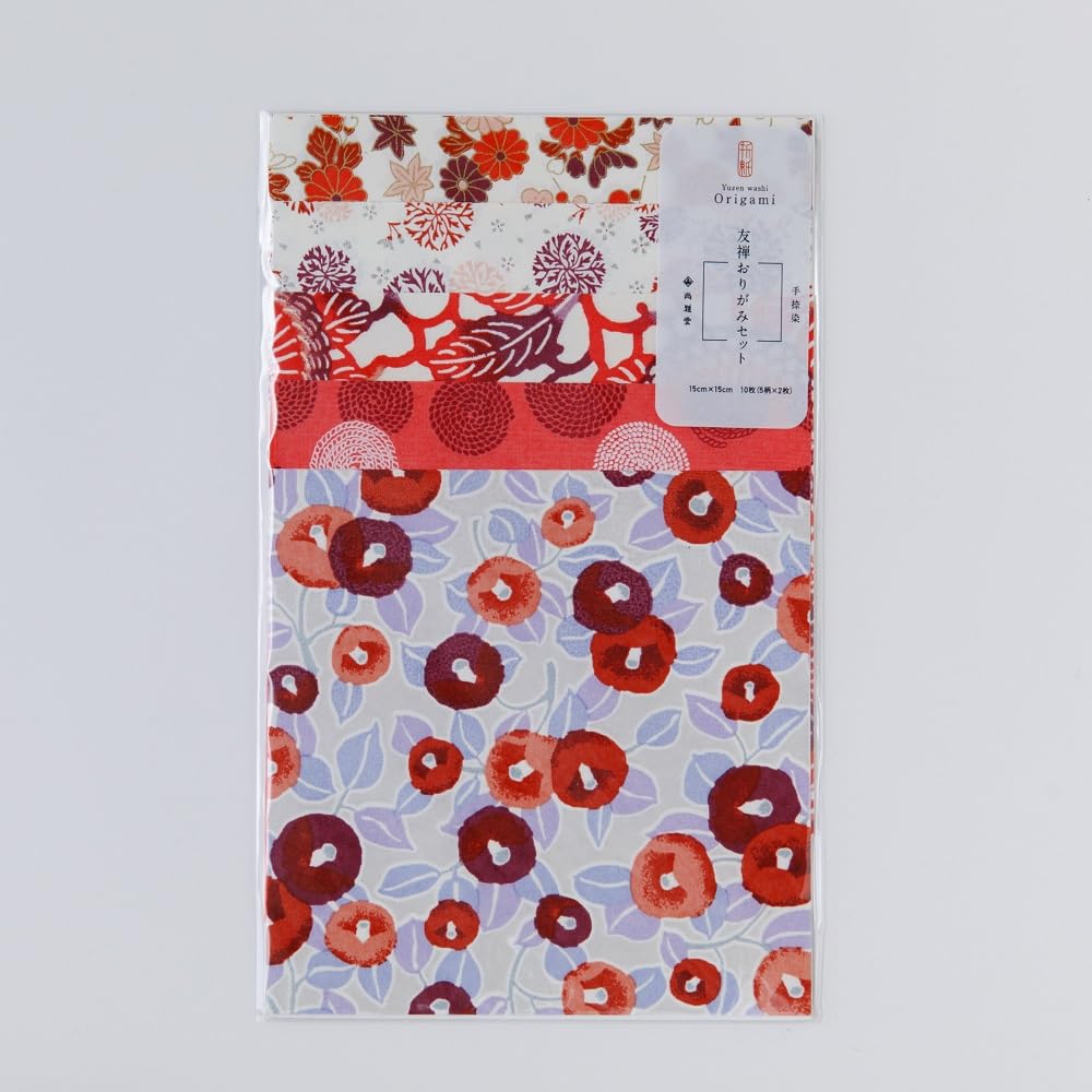 Shogadou Origami Yuzen Origami Set Red 29241