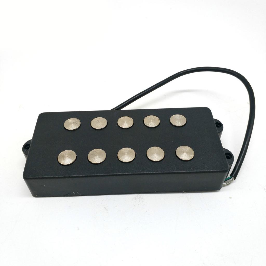 Mini 5-Strings Bass Pickup with Mounting Screws Guitar Bass Pickups Neck Middle Bridge Pickups for Electric Bass Guitars
