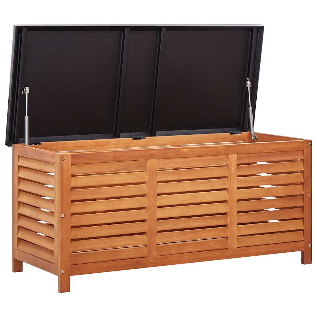 Garden Storage Box 117 X 50 X 55 Cm Solid Eucalyptus Wood