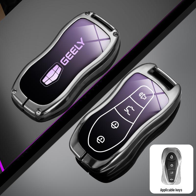 Compatible Key Cover for Geely Xingyue L, Xingrui, 4th Gen Dihao, Boyue, Binyue, Icon, Vision, and X6 Cars