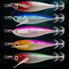 Assorted Color Round Belly Fishing Baits 3D Artificial Fishing Squid Jig Lures with Shrimp Designs for Effective Fishing