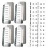 4 Pieces Shipping Container Vent with Metal Mesh Galvanized Hardware Ventilation