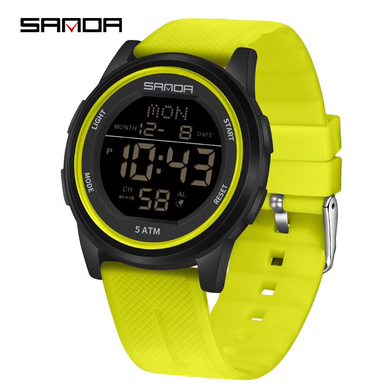 Sanda New Youth Luminous Waterproof Student Watch - Unisex Design for Middle Schoolers