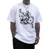Men's Y2K Graphic T-Shirt Gothic Skull Print Tee Tops Streetwear