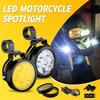 1Set Headlight Driving Fog Lamp For BMW F650GS F700GS F800GS 1200HGS F650/F700/F800 GS Moto LED Spotlight Dual Color Hi/Lo Beam