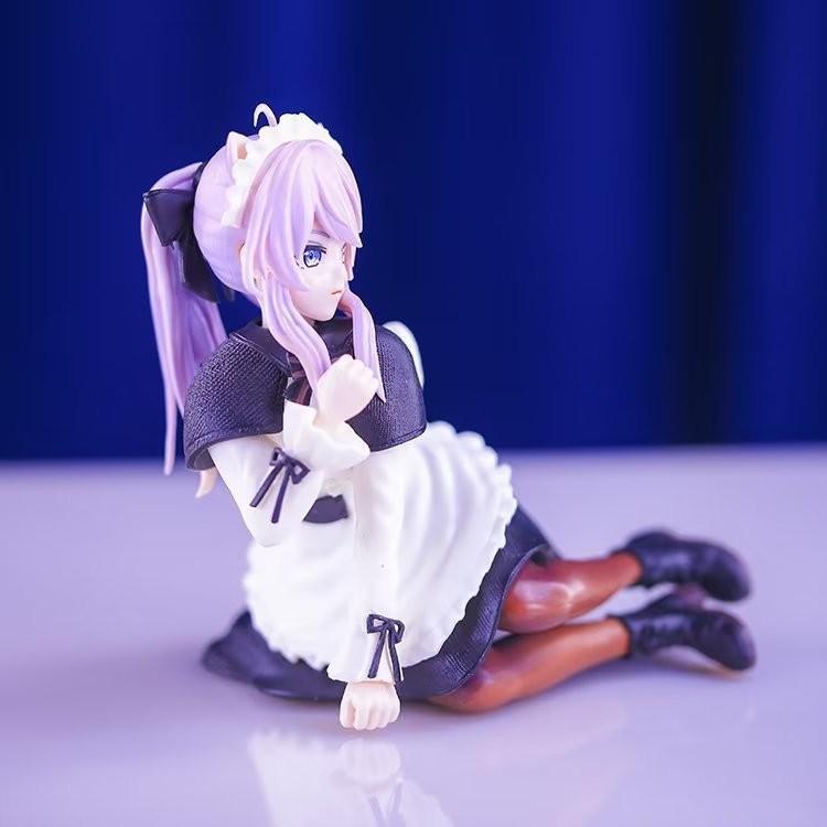Cat Ear Magical Maid Irina Grey Anime Figure Stunning Pvc Collectible Model
