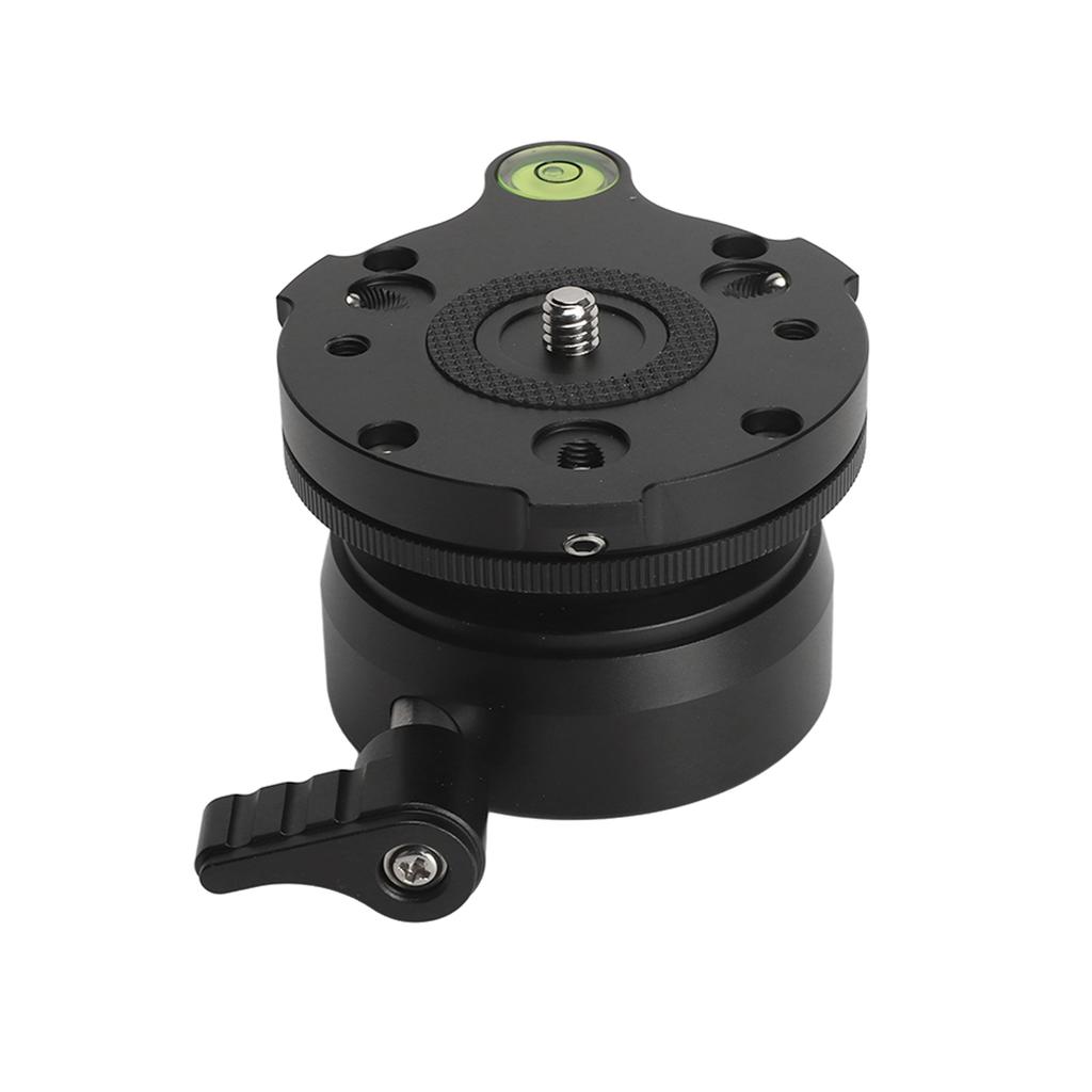 Stativkopf Nivellierbasis Kamera-Nivellierer Stativ-Nivellierbasis Halbkugel mit versetzter Wasserwaage