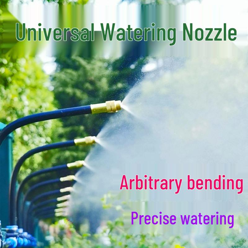 Jiahui Adjustable Atomizing Automatic Watering & Disinfection Sprinkler with Pure Copper Nozzle