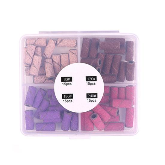 

1 коробка, профессиональный набор сверл для ногтей, точная форма ногтей, полировальные головки для гелевого маникюра, педикюра C