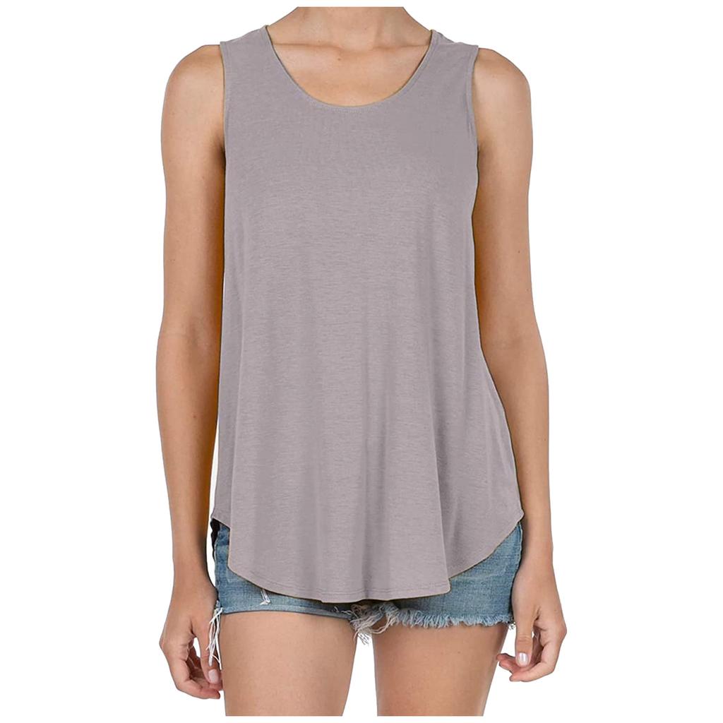 sleeveless loose t shirt