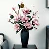 Arranjo Floral Artifical de Magnólia Estilo Chinês de Luxo para Sala de Estar