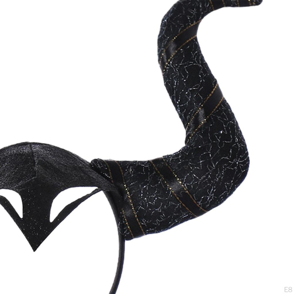 Devil Horns Headband for Women And Girls, Halloween Hair Hoop Costume Events