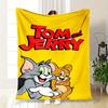 Tom and Jerry Phone WallpaperBlanket Flannel Throw Blanket for Sofa, Bed, Travel, Camping, Office