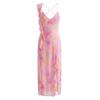 2026 European-American Resort Style Romantic Ruffle Irregular Floor-Length Maxi Dress