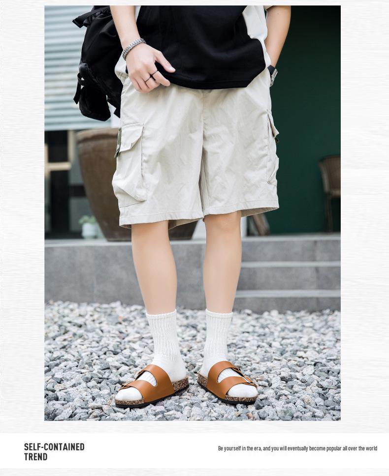 Men's Birkenstock Double Buckle Open Toe Sandals - Summer Casual Outdoor Footwear Slippers