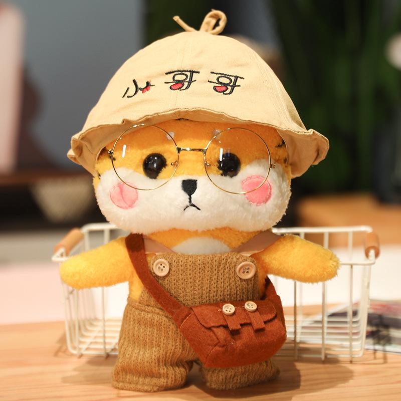 Tiger Year Mascot Doll Tiger Doll Plush Toy Small New Year Gift Doll Cute Girl