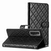 Quilted Pattern Faux Leather Wallet Case for Huawei Honor Series.Honor10 Lite Honor200 Honor300 P20Lite... 360° Protection with Card Slots & Stand