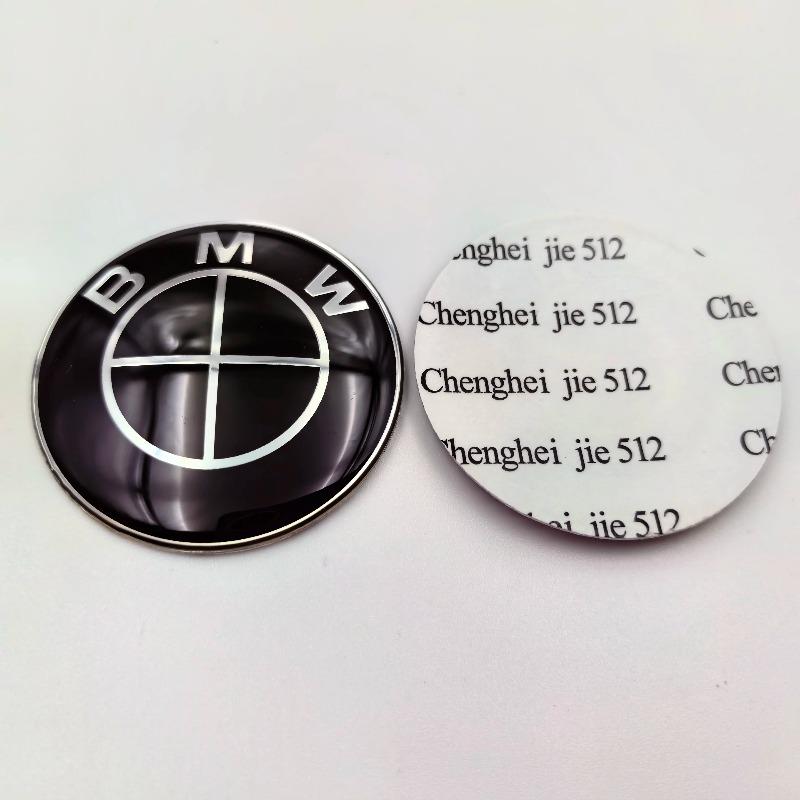 1pcs Car Steering Wheel Badge Emblem Sticker 45/47mm Universal Fit For BMW E36 E39 E87 E60 E46 E53 E90 F10 F20 F25 F30 X3 X5