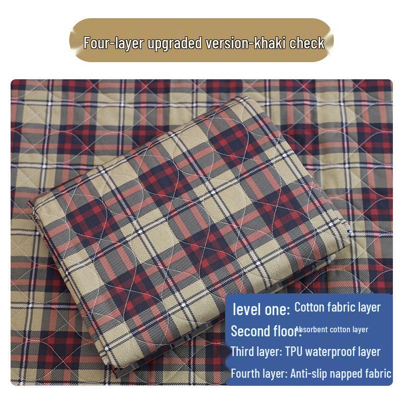 

Стираемая четырехслойная прокладка при недержании: Дышащий хлопковый наматрасник для взрослых 45x60 cm