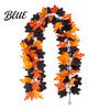 Realistic Floral Ornaments Halloween Artificial Maple Leaf Vine Decor Fall Wall Hanging Garland Silk Flowers for Party Scene Spooky Thanksgiving
