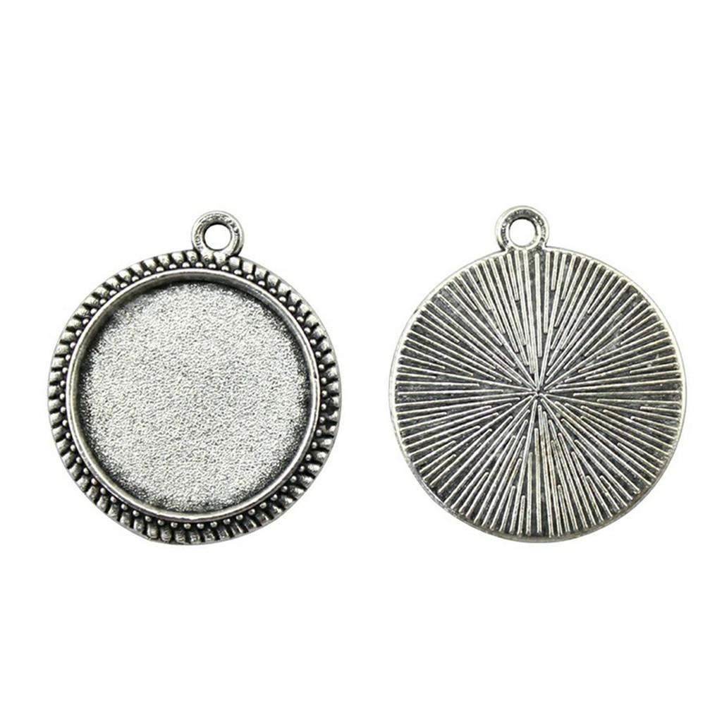 Accessories Parts Fit Round 16Mm Glass Cabochon Base Setting Tray Minimalist Jewelry Components QA017