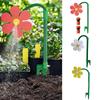 Blumensprenger für den Außengarten 360 Grad drehendes bewegliches Bewässerungswerkzeug dekorativer Crazy Daisy Sprenger für Wasserspaß