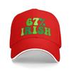 67 Percent St Patricks Day 6 7 Six Seven Meme Irish Baseball Cap Spring Fashion Trucker Hat For Men Outdoor Gym Baseball Caps