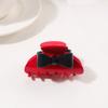 Korean Style Bow Hair Claw Headdress Acetate Shark Clip Sweet Bowknot Claw Clip  Daily