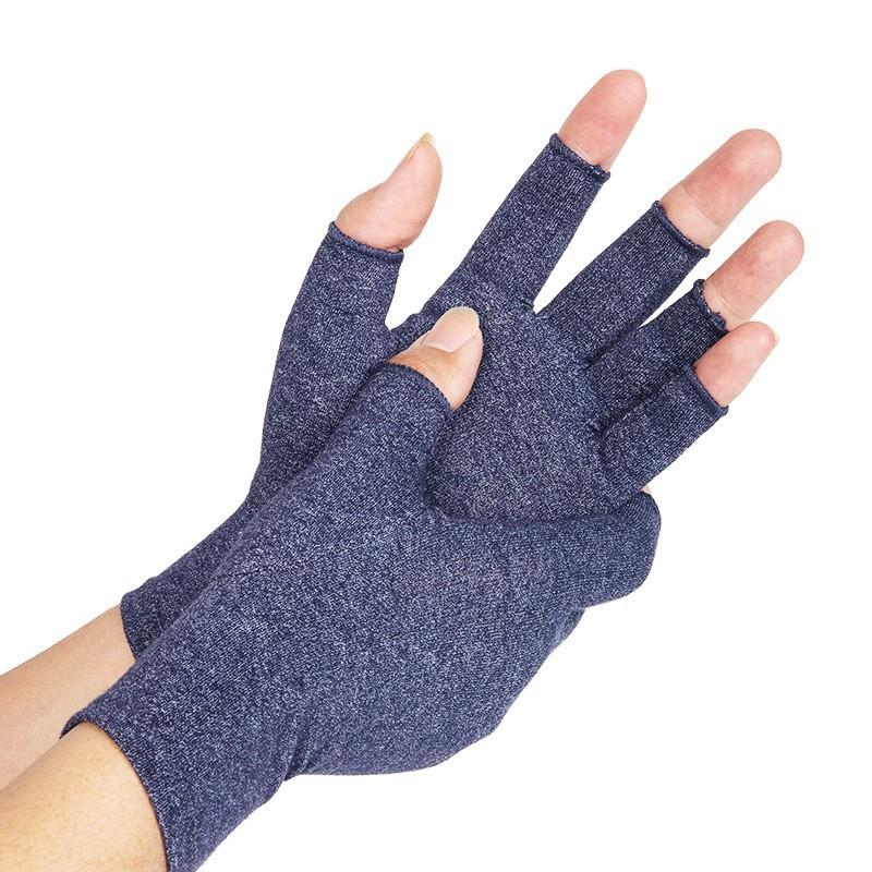 1 Pair Arthritis Gloves Women Men, Carpal Tunnel, Fingerless Hand Thumb Compression Cycling/Driving/Sport Gloves