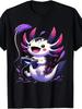 [Cute Axolotl T-Shirt] Cotton Men's Casual T-Shirt | Short Sleeve, Unisex T-Shirt